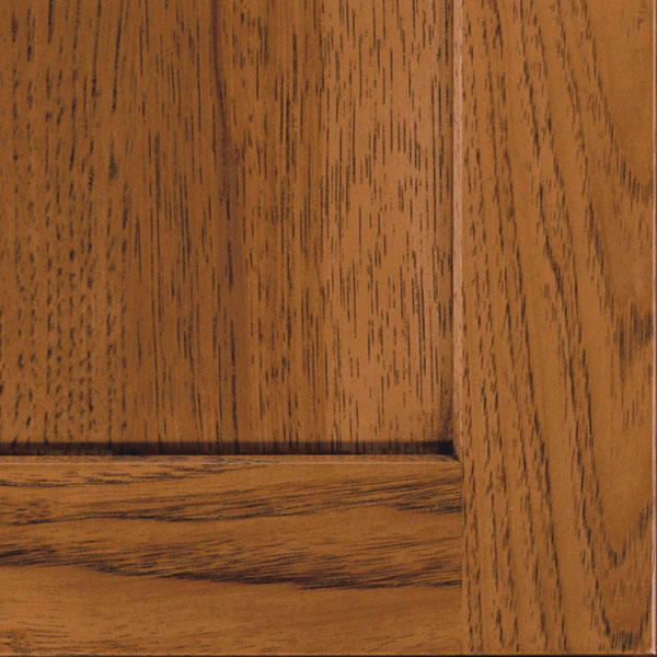 Coffee Glaze Finish on Rustic Alder Schrock