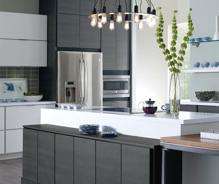 Laminate Cabinets In A Contemporary Kitchen Schrock