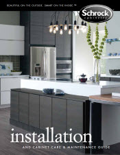 Cover of Schrock cabinet installation guide