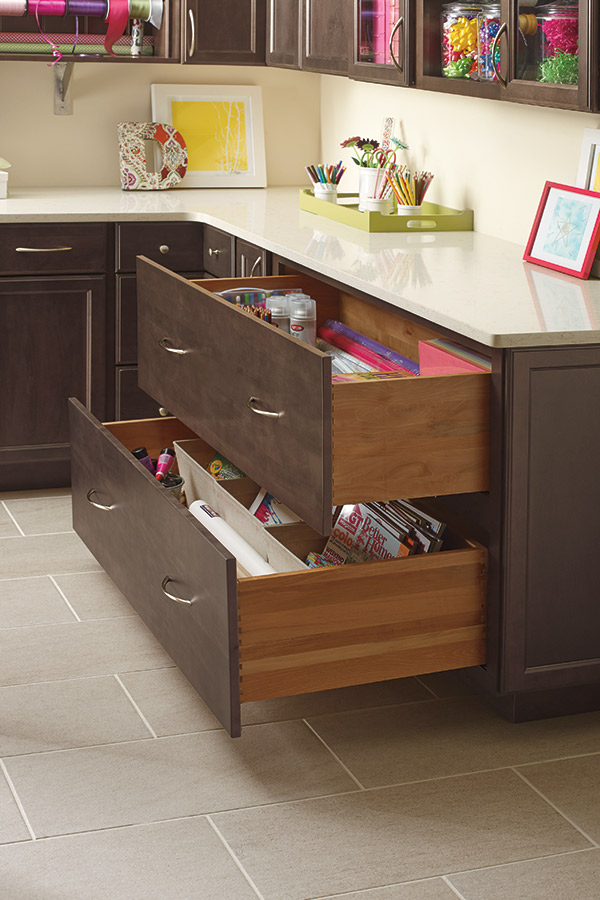 Two Drawer Base Cabinet - Schrock Cabinetry