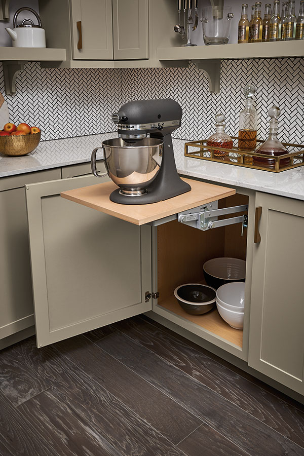 Island with mixer lift  Kitchen aid, Kitchen aid mixer, Kitchen storage