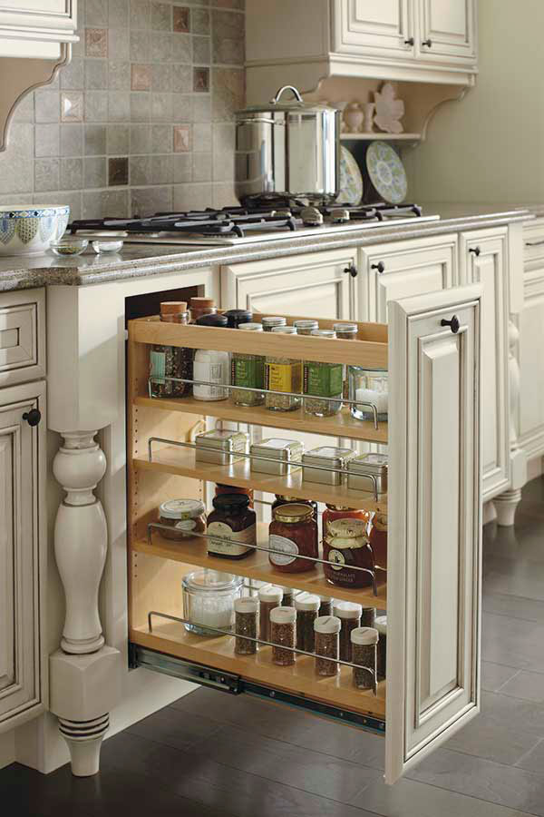 Base Pantry Pullout Cabinet - Kitchen Craft Cabinetry