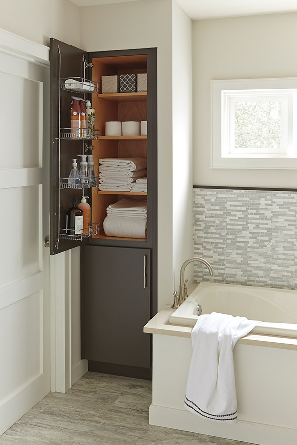 Linen Closet - Schrock Cabinetry