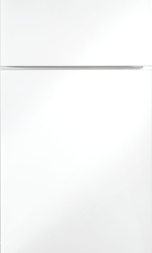 High Gloss White Cabinet Finish On Laminate Schrock