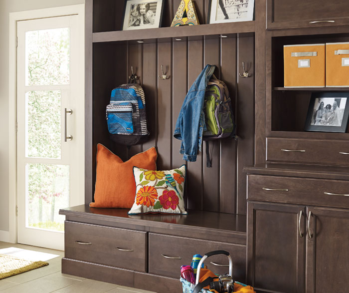 Entry cabinets by Schrock Cabinetry