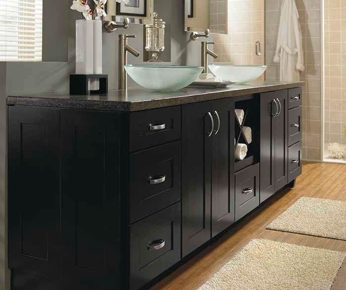Ebony bathroom online cabinets