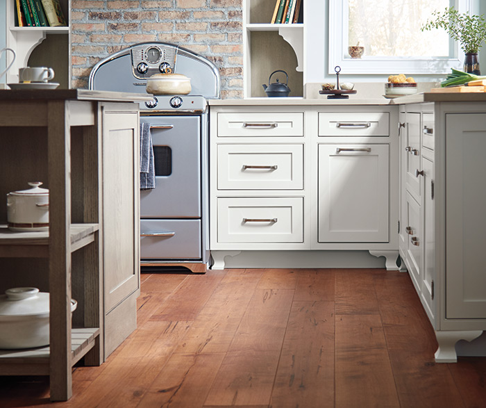 Light Kitchen With Inset Cabinet Doors Schrock Cabinetry