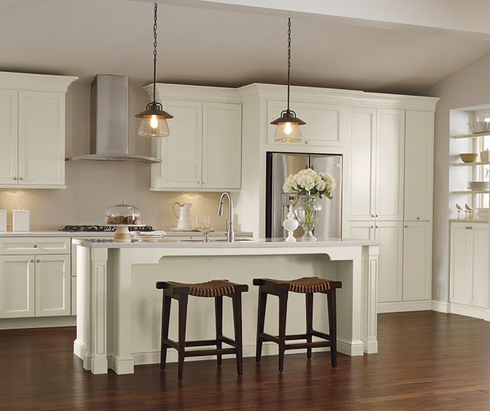 Off White Kitchen Cabinets Schrock Cabinetry