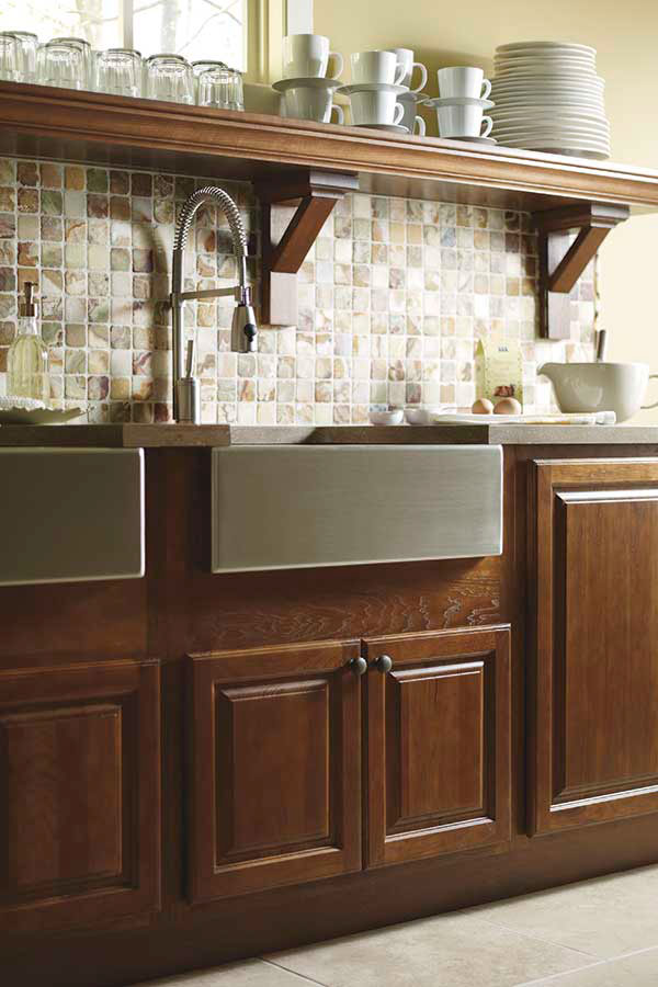 Country Sink Base Cabinet - Schrock Cabinetry