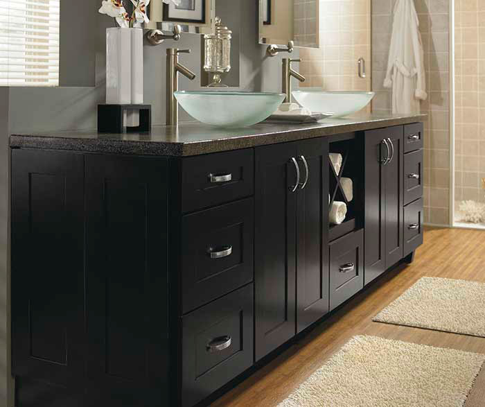 Contemporary Black Bathroom Cabinets