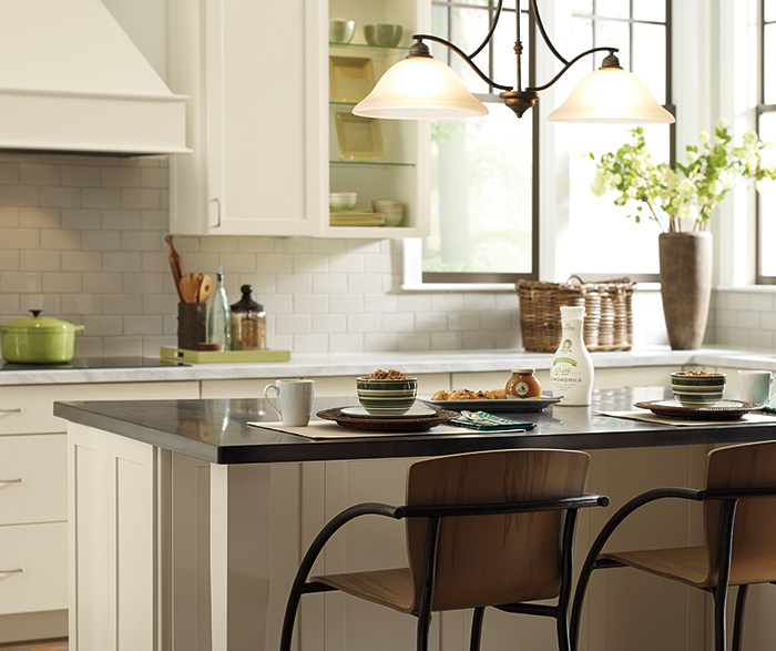 Off-White Transitional Shaker Kitchen